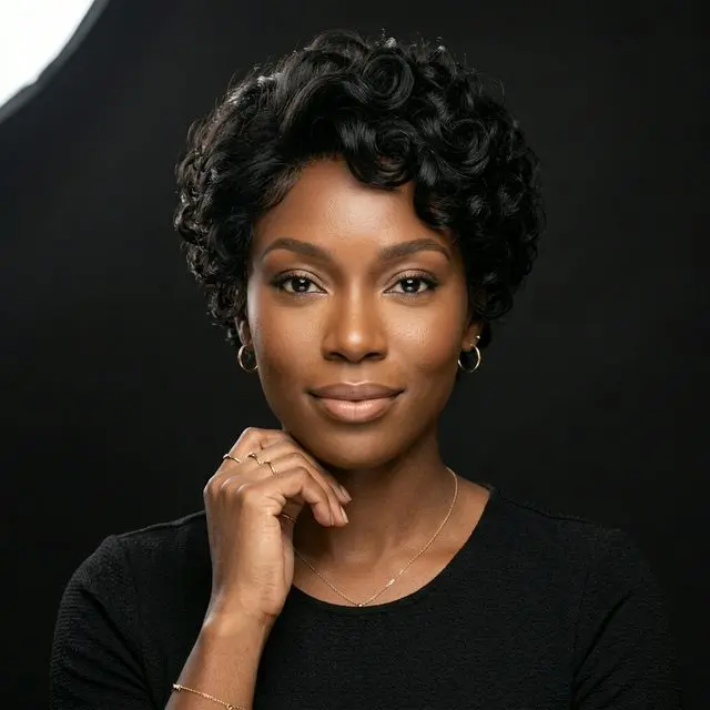 Vietnamese Pixie Curl Short Wig